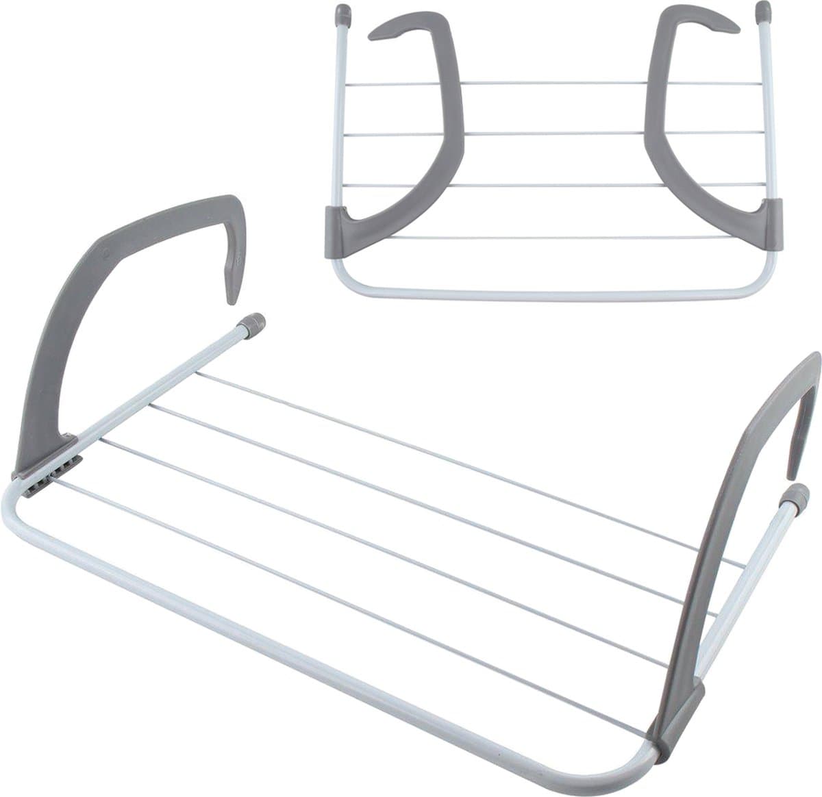 Wasrek Hangend - Deur/Trapgat/Balkon - Droogrek inklapbaar - 3m Drooglengte — afbeelding 1