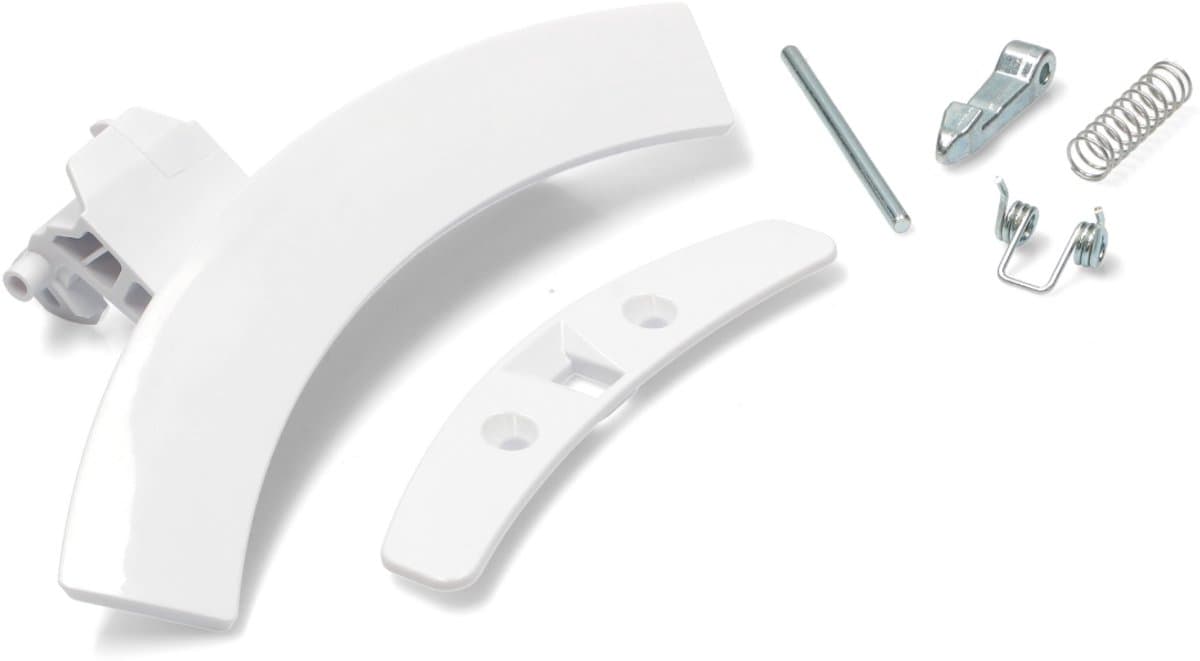 Handgreep set wasmachine deur wit - geschikt voor Aeg Electrolux Zanussi - deurgreep wasmachine - greep - 4055137402 — afbeelding 1