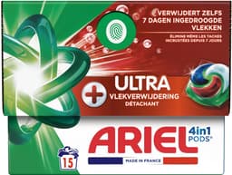 Ariel 4in1 Wasmiddel Pods + Ultra Vlekverwijdering - 4 x 15 Wasbeurten — thumbnail 2