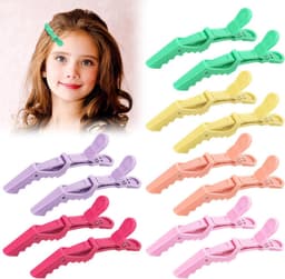 Professionele Krokodil Haarspeldjes voor Dames en Meisjes - 12 Stuks met Antislip Grip — thumbnail 1