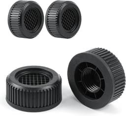 Antislipmatten Wasmachine - Voetdemper Onderstel - Apparaten Stabiliseren - Diepe Groeven Grip - 4 Stuks - Zwart — thumbnail 1