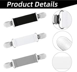 Set van 6 broekclips en truiclips in 3 kleuren voor kledingaccessoires — thumbnail 5