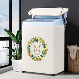 Wasmachinehoes Bovenlader - Apparaatbescherming - Apparaten Beschermen - Waterdicht Ademend Materiaal - Capaciteit 3-4.8 kg - Lauwerkrans — thumbnail 1