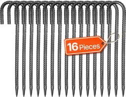 VEVOR 16-pack J-type Grondankers Grondnagels Tentharingen 304,8mm — thumbnail 1