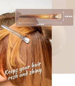 Professionele haarklemmen set - Antislip haarspelden voor kapsalon en thuis - 4 kleuren — thumbnail 5