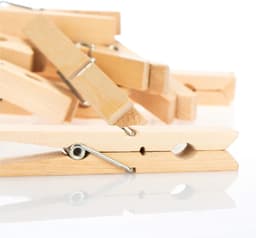 80x XL Houten Wasknijpers van Berkenhout - Onbehandeld en Duurzaam Kleding Pinnen — thumbnail 5