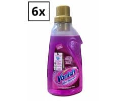 Vanish Oxi Action Wasbooster Gel Pink – Vlekverwijderaar Gel – Krachtige Oxi-Reiniging – Voor Gekleurde Was – 6 × 750 ml