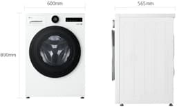 LG F4WX801Y TurboWash -  Wasmachine Voorlader - 11 kg - 1400 rpm - 71 dB — thumbnail 5