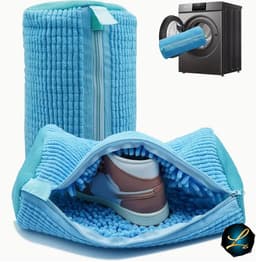 Waszak Schoenen met Rits – 360° Uitgebreide Reiniging - Sneakers Laarsen Waszak voor Wasgoed - Sport Schoen Waszak Wasmachine — thumbnail 1