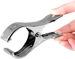 Allecto Plus - 12 Stuks Grote Wasknijpers Plastic Handdoekklemmen voor Zwembadstoelen - Set van Strandhanddoekclips - Wasserijaccessoires. Beschermt uw Handdoek Tegen Wegwaaien - Ideaal voor Thuisgebruik. — thumbnail 5