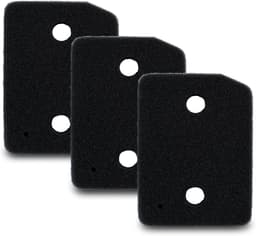 Set van 3 filters Geschikt voor Miele 9164761 droger warmtepompdroger, fijne - grof 207 x 157 x 30 mm, sponsfilter, filtermat condensdroger, Made in Germany, pluisfilter, schuimfilter spons — thumbnail 1