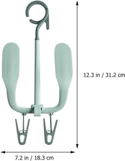 Schoenen Droogrek - Droogrek - Schoen Haak - Schoenenhanger - Schoenen Hanger Droogrek - Schoen Haak - Droog Schoenen Opbergrek - Wasrek - Wasrekken - Droogrekken - Kledinghanger - Wassen / Schoen Drogen - 2 Stuks — thumbnail 5