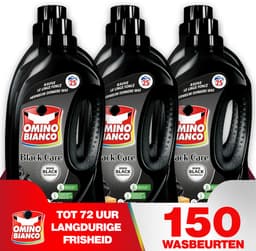 Omino Bianco Black Care - Vloeibaar Donker Wasmiddel - 6 x 1.48 L - Geconcentreerd — thumbnail 1