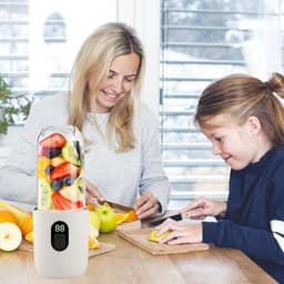 Allecto Plus - Draagbare 500 ml smoothiemaker voor onderweg - Mini-mixer met led-display - Oplaadbaar - Ideaal voor sportschool en kantoor - Geschikt voor camping en reizen. — thumbnail 4
