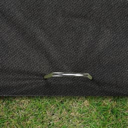 Intirilife 100 x grondanker 150 x 25 x 2,9 mm gemaakt van gegalvaniseerd roestvrij staal - onkruidvlies bevestiging grondnagel weerhaak — thumbnail 4