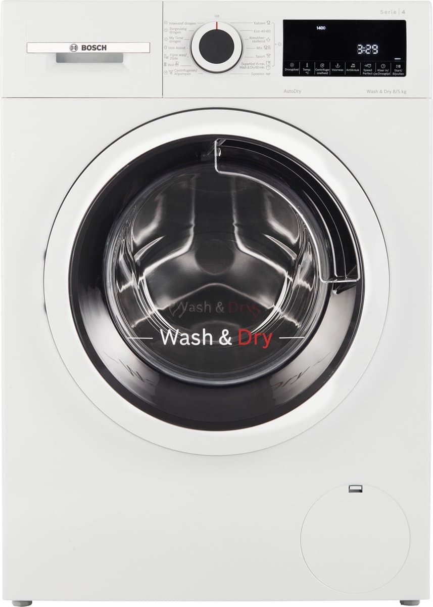 BOSCH WNA13400NL -  Was-droogcombinatie - 8 kg + 5 kg - 1400 rpm - 70 dB — afbeelding 1