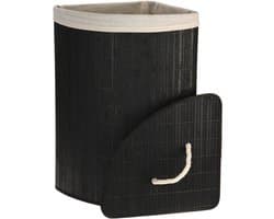Wasmand Hoek Model - Bamboe - zwart — afbeelding 1