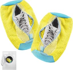 Set van 2 Schoenwaszakken voor Wasmachine, 39 x 19 cm, Ideaal voor Sneakers en Sportschoenen, Met 360° Reiniging en Rits, Geschikt voor Droger — thumbnail 1