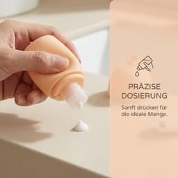 4 stuks siliconen reisflessen 240 ml, navulbaar, lekvrij, voor vliegtuigen, reiscontainers voor shampoo, crème, vloeistoffen en lotion, 4 stuks — thumbnail 2