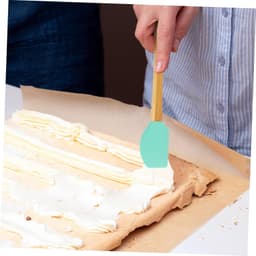 1set Kleurige Bakgereedschappen Silicone Spatula Met Hittebestendige Handvatten Voor Gemakkelijk Bakken Decoreren Van Taarten Desserts — thumbnail 2