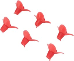 30Set Vogelvoeder Vervanging Er Plastic Vogelvoeder Vervangende Onderdelen Arieor GardenRed, Tuin Ding Wilde Vogels Wild Dier Ram (rood) — thumbnail 3