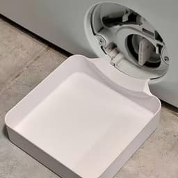 Lekbak wasmachine - Afvoerbak - Opvangbak - universele wasmachine lekbak - Lekbak voor Wasmachine en Vaatwasser - wateropvangbak voor kelder, woning, camper - wit — thumbnail 4