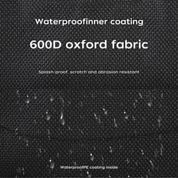 Wasmand, wasverzamelaar, wasverzamelaar, stoffen waszak met handgrepen, voor wassorteerder, opbergmand, badkamer, waskeuken, 90 liter, donkergrijs — thumbnail 3