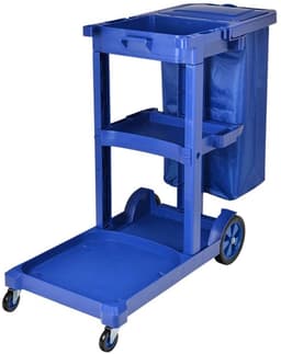 Schoonmaakkar Zak – 75 liter – Blauw – Waterdicht – Grote Capaciteit – Voor Hotel & Horeca – Vervangingszak — thumbnail 2