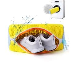Schoenwaszak voor Wasmachine - 1 Stuks Waszak voor Wasdroger & Wasmachine - Herbruikbare Reinigingshoes voor Sneakers - 360° Diepe Reiniging Geschikt voor Alle Schoenen - Met Zelfsluitende Rits