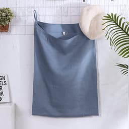 100% Linnen Waszak Deurhangend 70 x 50 cm Donkerblauw — thumbnail 3