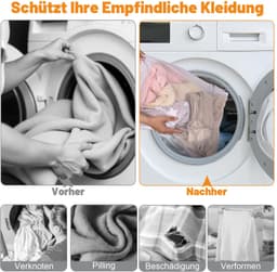 Set van 10 Wasnetten voor de Wasmachine in Diverse Maten — thumbnail 2