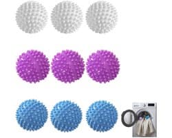 Set van 9 Herbruikbare Wasballen voor de Wasmachine