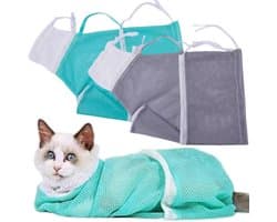 Katten Nagelverzorgingsset met 2 Stuks Waszakken