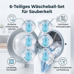 Herbruikbare Hondenhaar Verwijderbal voor Wasmachine (Set van 6) — thumbnail 5