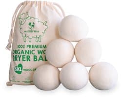Mr. Green Mind Wasdrogerballen van 100% Wol Duurzaam, Herbruikbaar & Energie-besparend – Set van 6 drogerballen – Natuurlijk alternatief voor wasverzachter