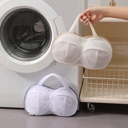 Waszak - 31*26,5 cm - Wasmachinebestendig - Met ritssluiting - Geschikt voor ondergoed - Reistas (2-pack) — thumbnail 1