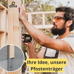 H-anker 12 x 12 voor beton - Duurzaam paalanker voor houten elementen — thumbnail 4