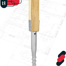 KOTARBAU - Stalen Grondanker - 81 x 710 mm - Schroefmontage - Set van 4 — thumbnail 5