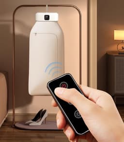 Draagbare wasdroger met afstandsbediening, mini opvouwbare elektrische droger met droogzak, geschikt voor op reis, in een camper, thuis of in een appartement. — thumbnail 2