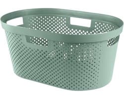 Curver - Infinity Recycled Dots - Wasmand - 40L - Groen — afbeelding 1