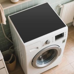 Afdekking voor wasmachine 60 x 60 cm - Stofdeksel voor Droger, Koelkast, Badkamer — thumbnail 2