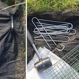 Grondankers van gecoat staal - robuuste haringen voor tuin en camping - 100 stuks — thumbnail 2