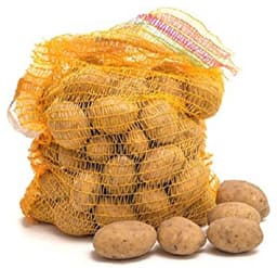 Ritselzakken 100 stuks 31 cm x 50 cm voor aardappelen, groenten en fruit - ademend en scheurvast — thumbnail 4