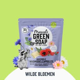 Marcel's Green Soap Wascapsules - Wasmiddel Pods - Wilde Bloemen - 5 x 21 stuks - 105 wasbeurten — thumbnail 3