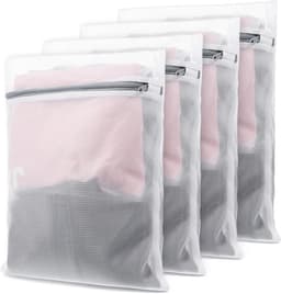 4 Wasnetten voor Wasmachine - 30x40 cm Kuiswaszak met Rits - Beschermnet voor BH Sokken Kleding - Reiswaszak voor Schoenen Shirts Delicate Was — thumbnail 1