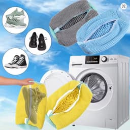 Efficiënte Schoenwastas voor Vlekkeloze Schoonmaak in de Wasmachine, Grijs — thumbnail 3