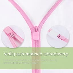 EXCITAT Waszak - Wasnet - Ritssluiting - Herbruikbaar - voor sokken, ondergoed, kleding - 2 stuks — thumbnail 4