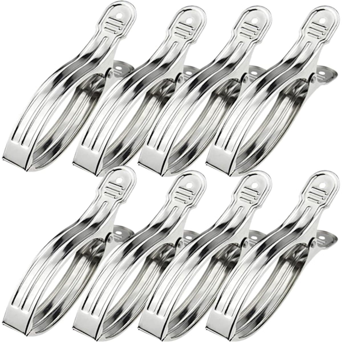 Wasknijpers - 8-pack - Open winddichte clips - Clips - Wasknijpers - Sokclips - Dekendroogclips - — afbeelding 1