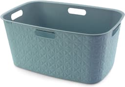Curver Softex Wasmand - 45 liter - Set van 2 - 57x37x27cm - Blauw — thumbnail 4