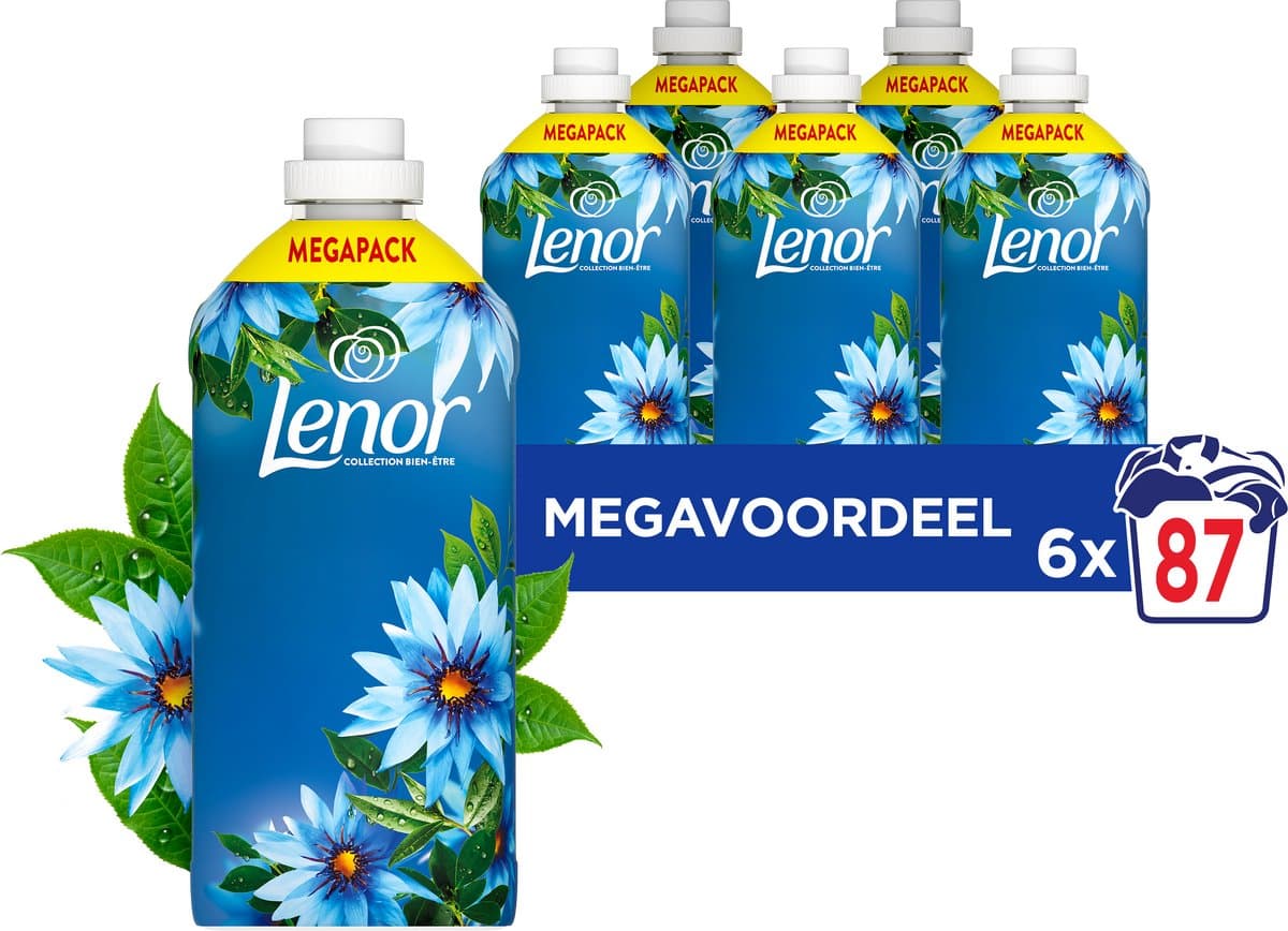 Lenor Wasverzachter Zeebries - 6 x 87 Wasbeurten — afbeelding 1